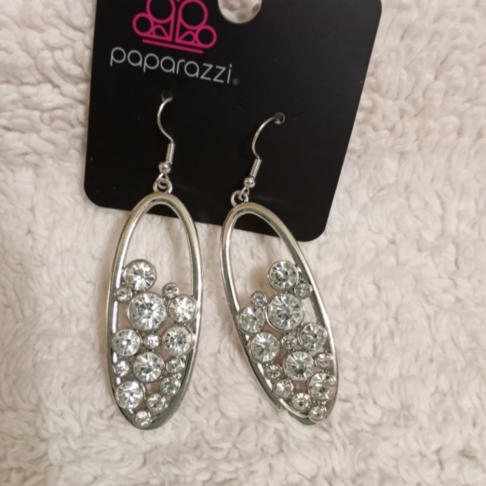 prismatic Poker Face - white  NWT